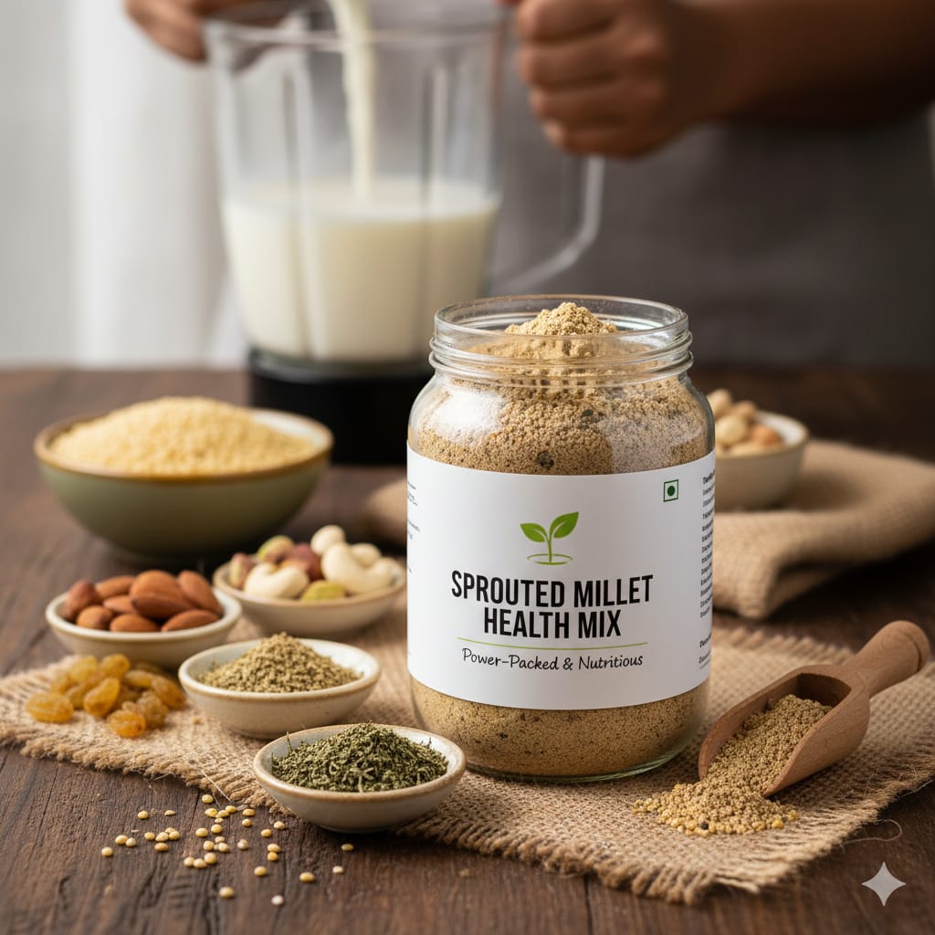 Sprouted nutri health mix 